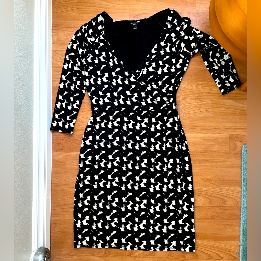 Ann Taylor faux wrap dress